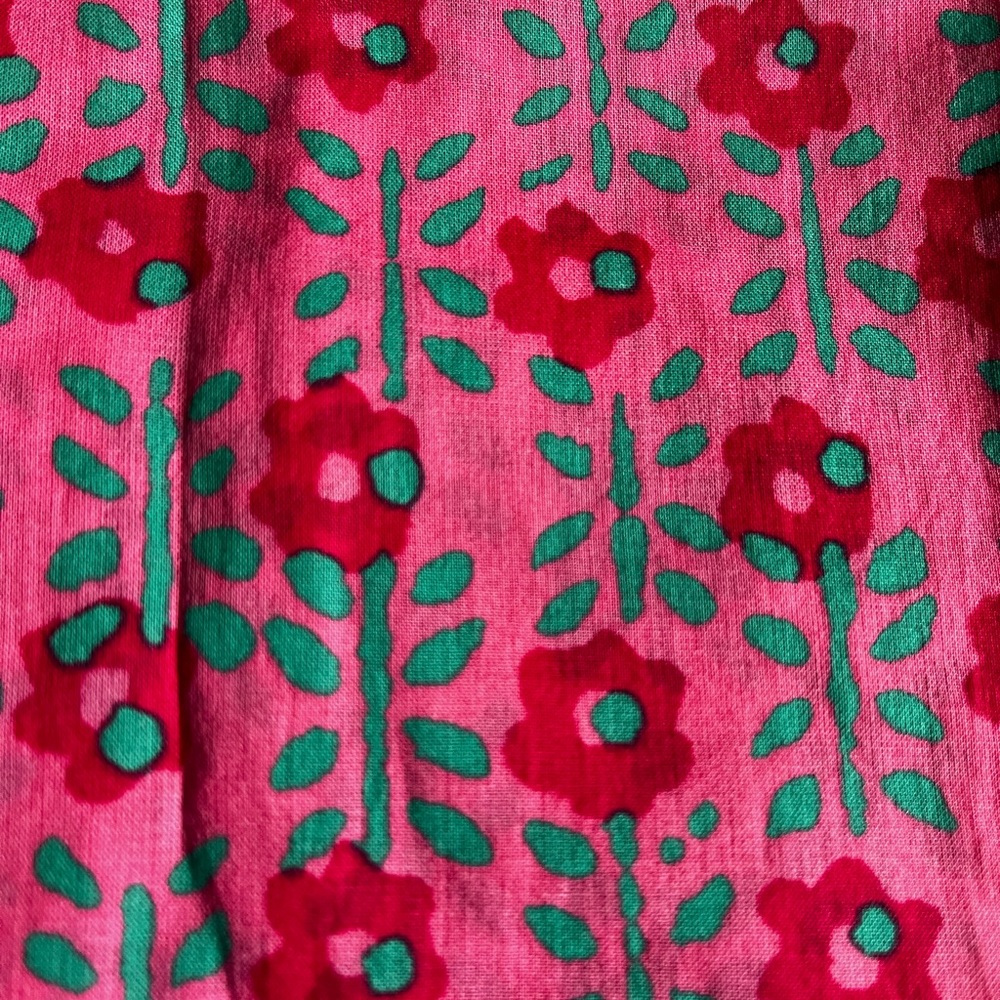 J. Crew Pink Floral Mini Dress with Green Tassel
(Bin 11) - Picture 8 of 9